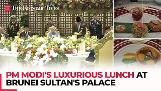 From Saffron Peda to Ghari Pistachio, delicacies offered to PM Modi at grand Brunei Palace