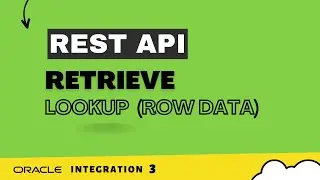 How to Retrieve Lookup data with REST API in Oracle Integration 3, Retrieve Lookup data API OIC 3