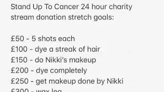 24hr Live Stream for Charity