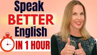 ONE HOUR ENGLISH LESSON - Improve Your FLUENCY & GET FLUENT This Year!