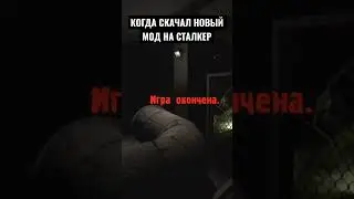 Когда скачал новый мод на сталкер #shorts #shortvideo #stalker #сталкер # #теньчернобыля #агропром