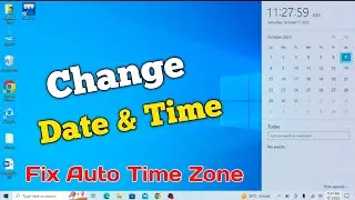 How to change date and time in laptop | How to set date and time in laptop | Fix auto time zone