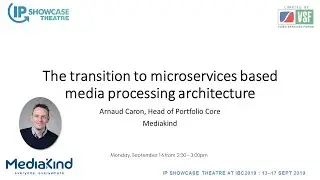 The Transition to Microservices-Based Media Processing Architecture