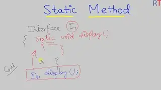 Java-104- Static Method of Interface in Java || Basics of Interfaces