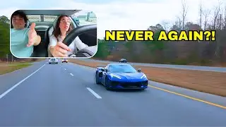 Teaching My Girlfriend How To Drive My CORVETTE...What Could Go Wrong?!