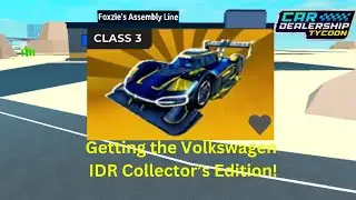 Getting the Volkswagen IDR Collector’s Edition in Car Dealership Tycoon!