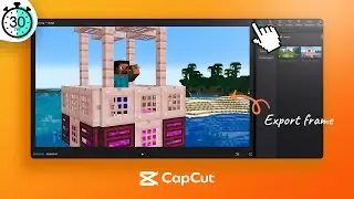 How to save video frame as image | Capcut PC Tutorial
