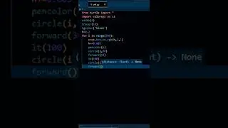 Python turtle Graphics Design #python #shorts #coding