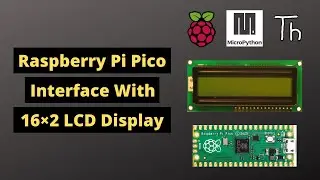 Raspberry Pi Pico with LCD #raspberrypi #raspberrypipico