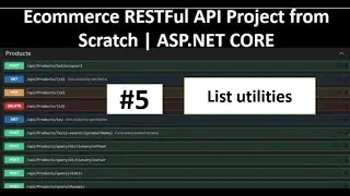 ECommerce Shopping Cart API in ASP.NET CORE PART-5 | List Utilities in Domain Layer