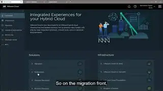 VMware Cloud And App Transformation: VMware Cloud Console Demo