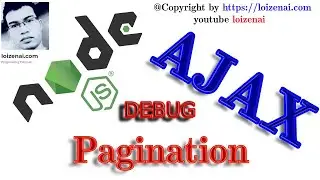 [Debug Mode] Ajax Javascript Pagination in Nodejs MySQL Server RestAPIs - Express + Sequelize ORM