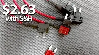 Fuse tap wires for $2.63 from AliExpress