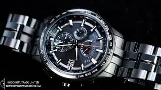 Citizen Attesa AT9097-54E Eco-drive Atomic Double Direct Flight H820 Mens Watch | IPPO JAPAN WATCH