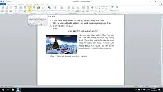 Tin học lớp 4 - Tuần 19 - Bài 3 : Chèn và điều chỉnh tranh ảnh trong văn bản