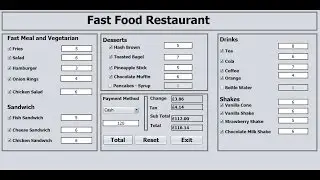 How to Create a Fast Food Restaurant Systems in Java NetBeans - Full Tutorial