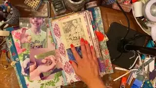 Junk Journal with Me Entry 12 | Journaling in My Art Studio
