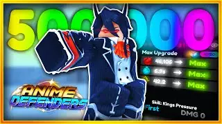 ✨Spending 500,000 Gems To Get NEW 0.01% SECRET In Anime Defenders! (PULLED SHINY SECRET)