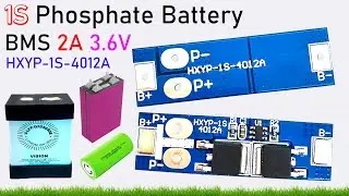 1S 12A 3.2V 3.6V LFP LiFePo 18650 Battery Cell Charger BMS Protection PCB Board Guide HXYP-1S-4012A