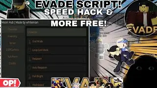 Evade Moon Hub🌕 Script Speed Hack,FullBright,Esp,Get Free Items Keyless😎✨(Pc,Mobile)