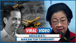 MENOHOK, Megawati Kritik Jokowi Bagi-bagi IUP ke Ormas : Makan Tuh Tambang!