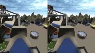 VR Theme Park Google Cardboard 3D SBS 1080p Gameplay Virtual Reality video