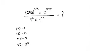 Math Olympiad Question / A nice math problem / Surds question  / find the value of n? / Exponents