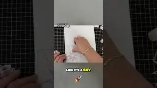 Creating with an inlay die, beautiful floral hot air balloon card design