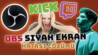 OBS SİYAH EKRAN SORUNU 2024 ÇÖZÜLDÜ | SİYAH EKRAN HATASI ÇÖZÜMÜ 
