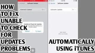 HOW TO FIX ALL OF THE SOFTWARE UPDATE PROBLEMS OF iPHONES iOS USING THE OFFICIAL iTUNES APP