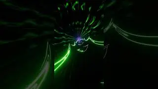 Abstract Background Video 4k TV VJ LOOP NEON Purple Green Endless Calming Visual ASMR Motion Graphic