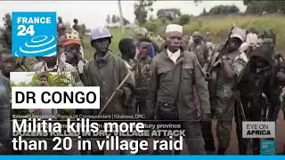 DR Congo militia kills more than 20 in village raid • FRANCE 24 English