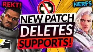 NEW BALANCE PATCH DELETES SUPPORTS?! (Season 7) Hero Buffs and Nerfs - Overwatch 2 Guide