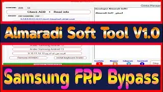 Samsung FRP Bypass | Almaradi Soft Tool V1.0 Free Download Windows