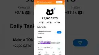 Как получить токены CATS бесплатно? Аватары в телеграм боте CATS. 