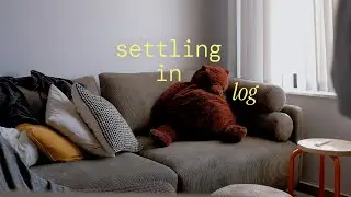settling in log 🏠 | ikea furniture shopping, first coffee machine, birthday cake baking