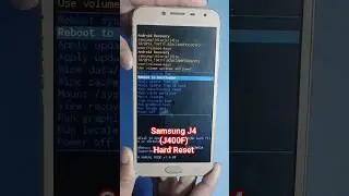 Samsung J4 Hard Reset 