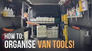 Organised van toolbox storage #Festool storage shelf (How to make) Mercedes sprinter layout ideas