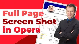 Opera Full Page Screenshot | Capture Full Web Page Screenshot | Scrolling Screenshot in Opera