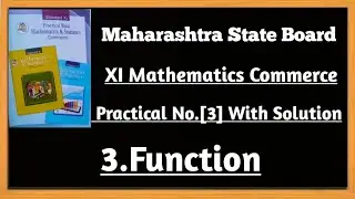11th (Commerce) Mathematics Practical No.3