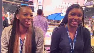 Meet Yaya Lops and Amari Wright of Seton Hall Women’s basketball - Big East Media day