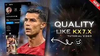 Quality Like Kx7.x | How To Increase Video Quality | How to convert normal video to 4k | Meitu Wink