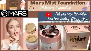 Mars Mist Foundation | For all Skin Type | Full Coverage Foundation | Glowing & Brightening Skin