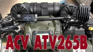 АКТИВНАЯ ВЛАГОСТОЙКАЯ АКУСТИЧЕСКАЯ СИСТЕМА ACV ATV265B, распаковка, обзор, прослушивание, отзыв