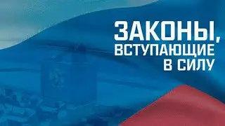 Законы вступающие в силу в августе 2024 года