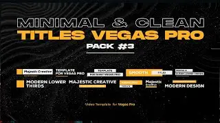 PACK ANIMACIONES DE TEXTO para VEGAS PRO