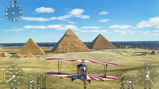 Flying over the Pyramids of Egypt ✈ Microsoft Flight Simulator 2020