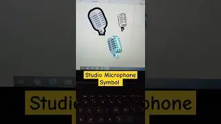 How to make Studio Microphone Symbol in MS Word #shorts #unicode #studiomicrophone
