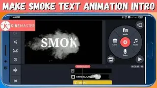 How To Create Smoke Text Intro | How To Make  Intro For Youtube