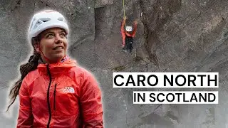 Caro North's FIRST Scottish Climbing Experience!